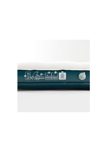 Şişme Kamp Yatağı - 120 cm - 2 Kişilik - Petrol Mavisi