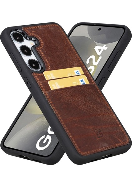 Samsung Galaxy S24 Plus Uyumlu Deri Arka Kapak Fxcp G2
