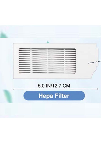 Ecovacs Deebot N20/N20 PLUS/N20 Pro Plus Vakum Ataşmanları Için 12 Adet Hepa Filtreleri Yedek Parçalar Yıkanabilir Filtre (Yurt Dışından)
