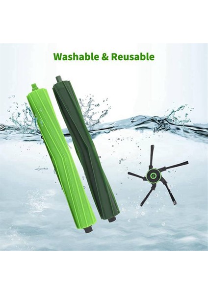 Irobot Roomba S9 (9150) S9+ S9 Plus (9550) S Serisi Elektrikli Süpürge Kauçuk Silindir Fırça Hepa Filtre Yan Fırça Parçaları (Yurt Dışından) fiyatları