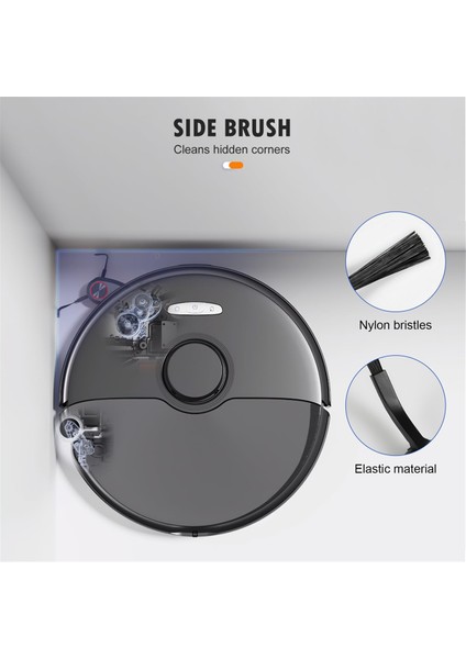 Roborock S8 Maxv Ultra Robot Süpürge Için Aksesuar Seti, Ana Fırçalar, Toz Torbaları, Paspas Bezleri, Kenar Paspas Bezleri, Filtreler (Yurt Dışından) fiyatları