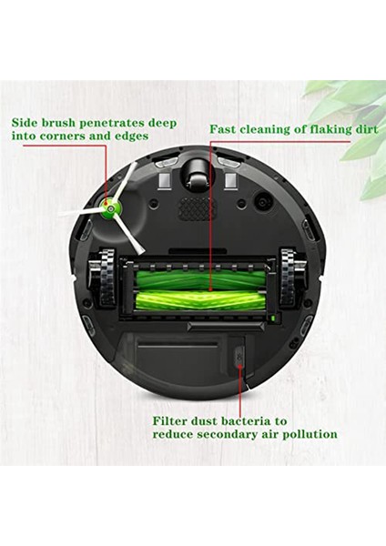 Irobot Roombai7 I7+ E5 E6 I3 Süpürme Robotu Yedek Aksesuarları Için Hepa Filtre Kiti (Yurt Dışından) fırsatları