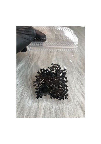 25 Adet Üzerinde Kurdele Charm Tırnak Süsü