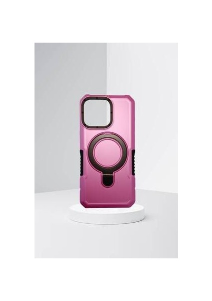 Iphone 15 Pro Max Yüksek Koruma ve Stand Özellikli Tank Kılıf