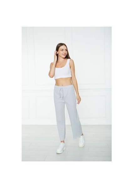 Siyah-Gri 2 Adet Rahat Fitilli Pijama Altı, 2'li Rahat Pijama Altı, Rahat Pijama, Pijama Altı modelleri