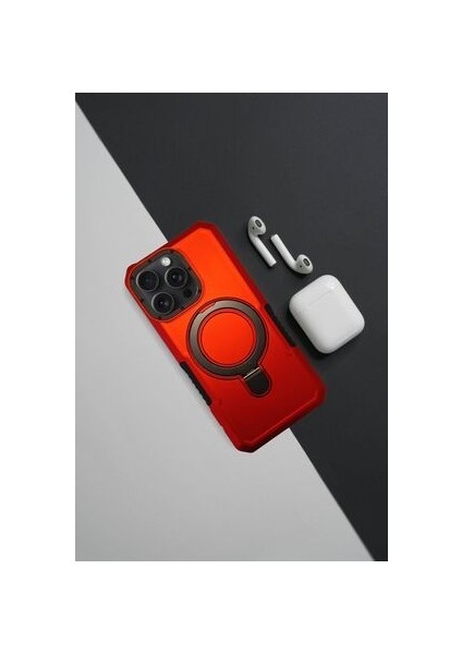 Iphone 15 Pro Max Yüksek Koruma ve Stand Özellikli Tank Kılıf