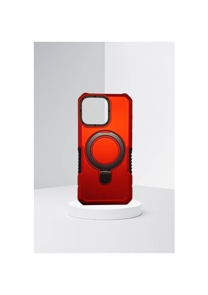 Iphone 15 Pro Max Yüksek Koruma ve Stand Özellikli Tank Kılıf