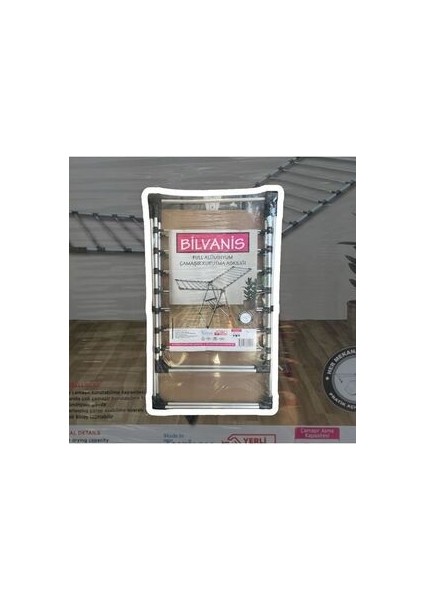 Bilvanis Aliminyum Kurutmalık Kalın Demirli 18M fiyatları