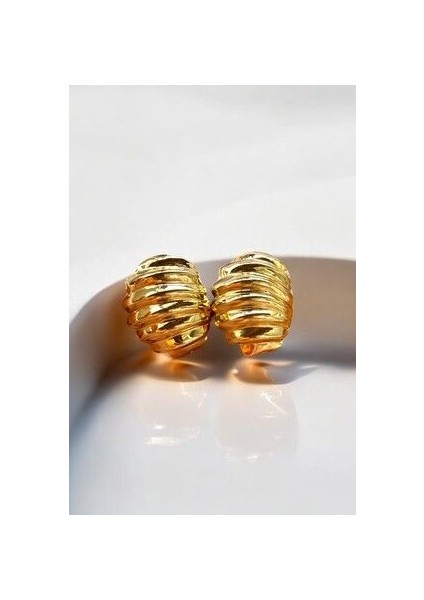 Geometrik Zwing Sallantılı Gold Halka Küpe - Kadın Gold Halka Küpe fiyatları