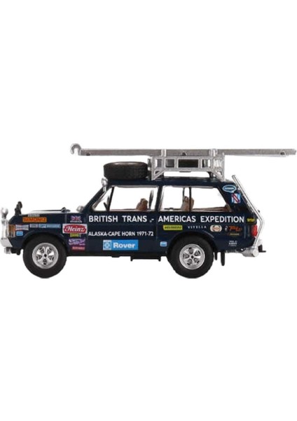 Mini Gt 1:64 Range Rover 1971 British Trans-Americas Expedition modelleri