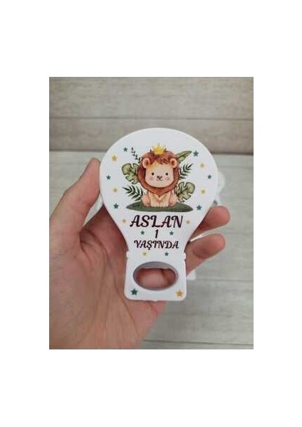 30 Adet Balon Magnet Açacak Aslan Modeli, Doğum Günü, Sünnet, Nişan, Söz, Düğün Hediyelik