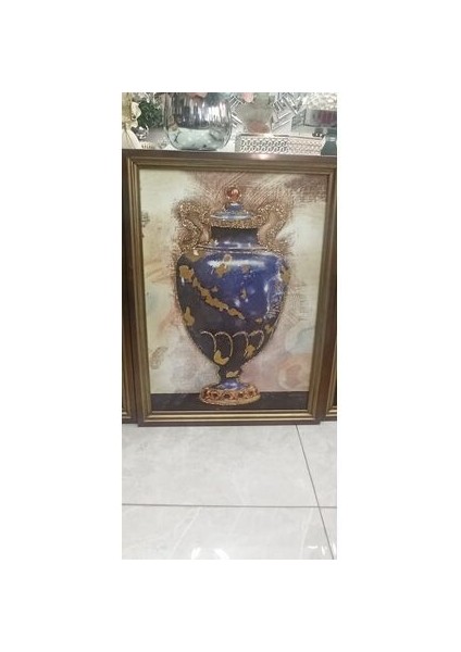 3lü Tablo Set her bir parçası 50x 70 cm yan çerçevesi ahşap themisses marka