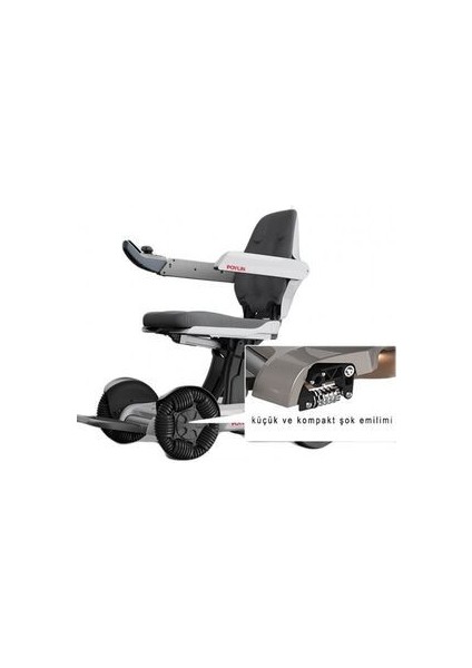 P210 Robotics Ultra Hafif Katlanabilir Akülü Tekerlekli Sandalye fırsatları