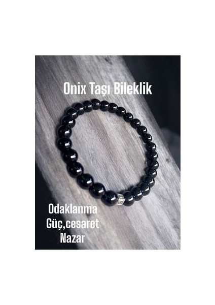 Doğal Taş Onix Taşı Bileklik