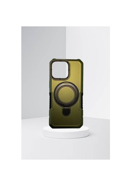 Iphone 15 Pro Max Yüksek Koruma ve Stand Özellikli Tank Kılıf