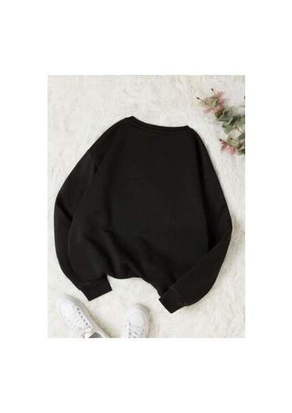 Unisex New York Baskılı Bisiklet Yaka Oversize Sweatshırt fiyatları