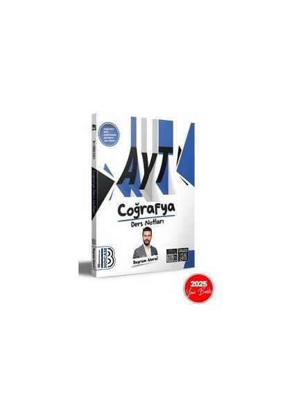 2025 Ayt Coğrafya Ders Notları Benim Hocam Yayınları