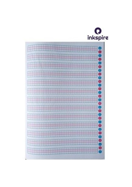 Güzel Yazı Defteri A4 Boy 19X27 cm 5 Adet Standart Kılavuz Dik Çizgili Yazı Defteri 24 Yaprak Defter