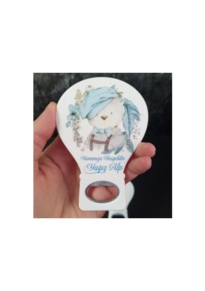 20 Adet Balon Magnet Açacak Yeni Doğan, Doğum Günü, Sünnet, Nişan, Söz, Mavi Ayıcık