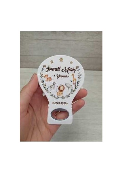 20 Adet Balon Magnet Açacak Yeni Doğan, Doğum Günü, Sünnet, Nişan, Söz, Safari Temalı
