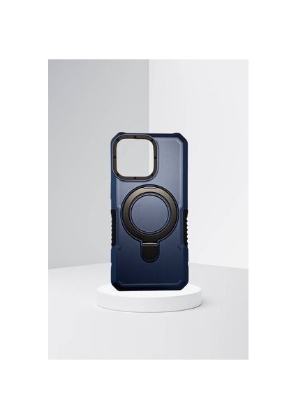 Iphone 15 Pro Max Yüksek Koruma ve Stand Özellikli Tank Kılıf