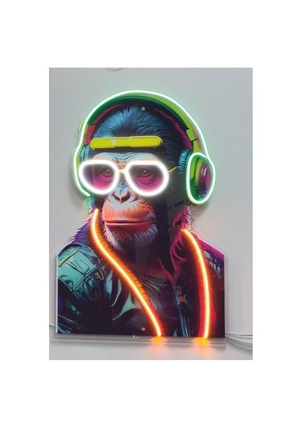 Neon LED Tabela Maymun Neon Plexi Tablo fırsatları