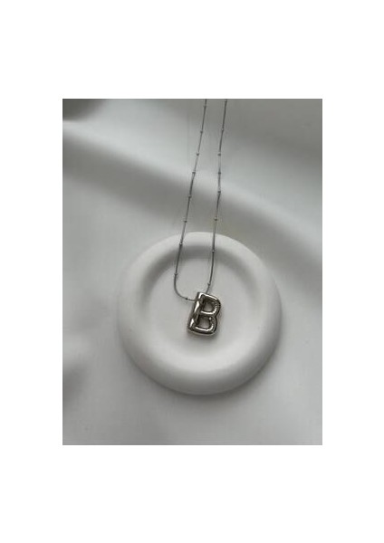 Baloncuk B Harfli Kolye - Balonlu Harf Kolye - Balon Harf Kolye - B Harf fırsatları