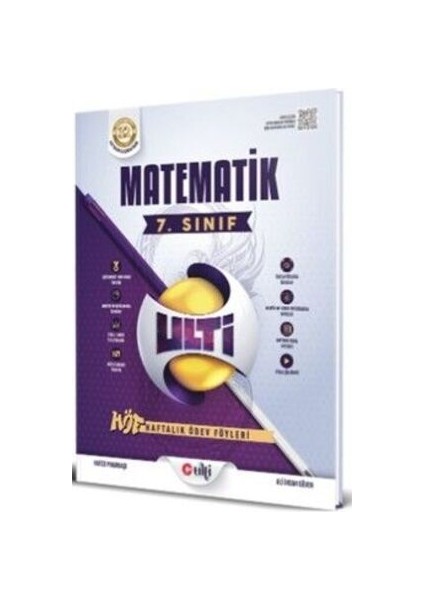 Ulti Yayınları 7. Sınıf Matematik Haftalık Ödev Föyleri