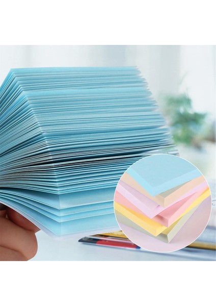 Süper Yapışkan Notlar, 3x3 Inç, 12 Ped, Morandi Renkleri, Toplu Paket, Üstün Yapışkanlık, Çevre Dostu, Taşınabilir, Mükemmel (Yurt Dışından)