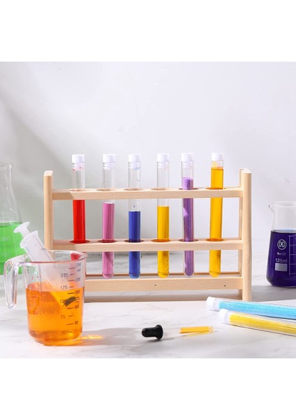 100 Adet Şeffaf Kapaklı Test Tüpleri 25 ml Plastik Tüp 16 x 150 mm Bilimsel Deneyler Için Plastik Şişeler Parti Malzemeleri (Yurt Dışından) indirimleri