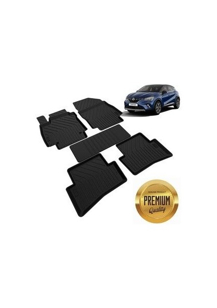 Captur Havuzlu Paspas Kokusuz Yumuşak 2013 2014 2015 2016 2017 2018