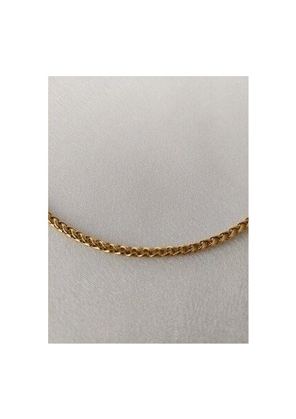 Örme Zincir Çelik Kolye 3 mm