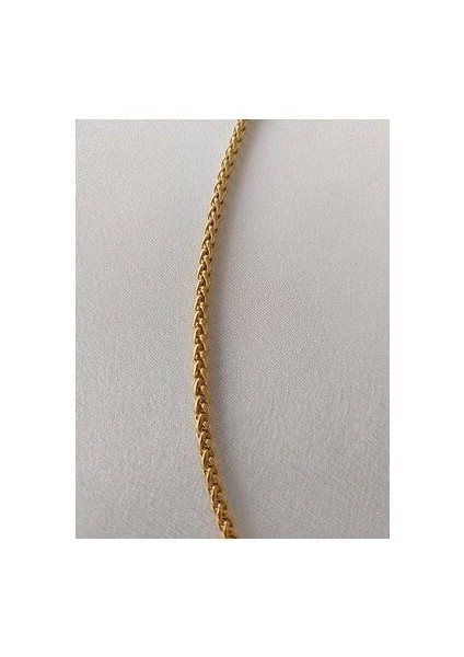 Örme Zincir Çelik Kolye 3 mm