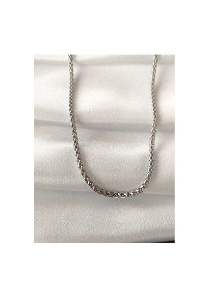 Örme Zincir Çelik Kolye 3 mm fırsatları