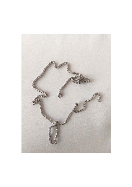 Örme Zincir Çelik Kolye 3 mm indirimleri