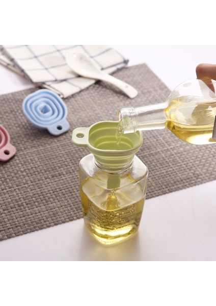 Yenilik Silikon Katlanır Huni Teleskopik Uzun Katlanabilir Stil Ev Sıvı Dağıtım Için Huniler Mutfak Aletleri Yeşil (Yurt Dışından) fırsatları