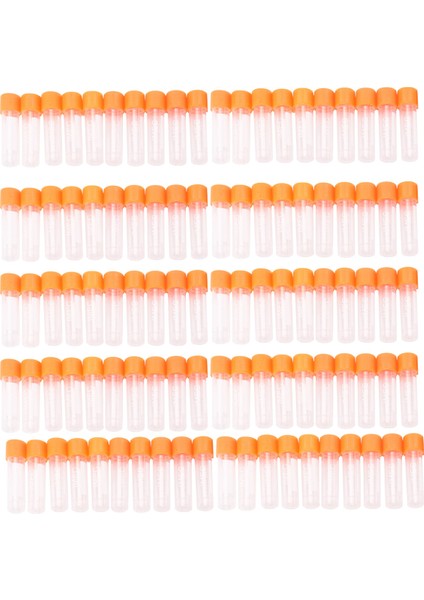 100 Adet 1,8 ml Dereceli Santrifüj Tüpü, Laboratuvar Kriyotüpü, Analiz Için Kapaklı Santrifüj Tüpü (Yurt Dışından)
