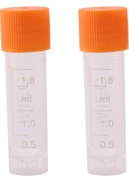 100 Adet 1,8 ml Dereceli Santrifüj Tüpü, Laboratuvar Kriyotüpü, Analiz Için Kapaklı Santrifüj Tüpü (Yurt Dışından)