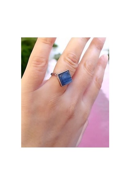 Doğal Taş Kyanit Taşı Yüzük fiyatları