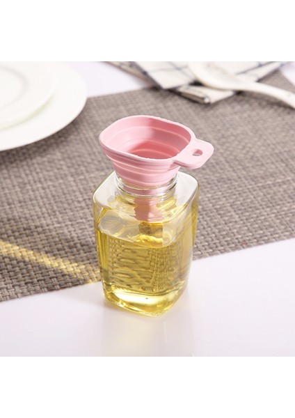 Yenilik Silikon Katlanır Huni Teleskopik Uzun Ev Sıvı Dağıtım Için Katlanabilir Stil Huniler Mutfak Aletleri Pembe (Yurt Dışından) indirimleri