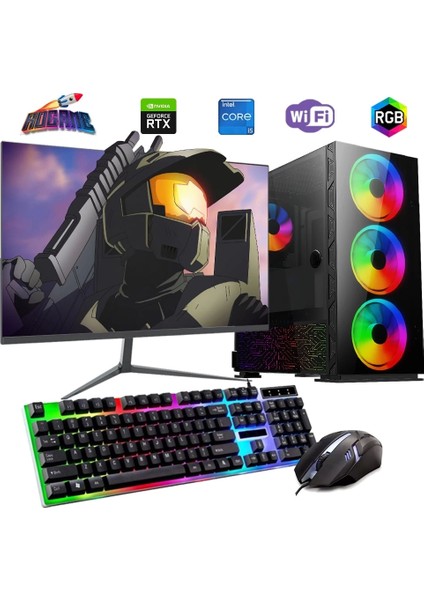 I5 12400F 16GB Ddr4 480SSD 8gb RTX3050 27" 165Hz Mon. Oyun Bilgisayarı