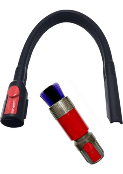 Dyson V7 V8 V10 V11 V15 Esnek Dar Alan Temizleme Aparatı ve Iz Bırakmayan Toz Fırçası Aparatı Araba Detaylandırma ve Köşe Temizliği Için (Yurt Dışından)