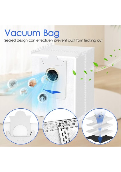 Ecovacs Deebot X5 Pro X5 Omni Elektrikli Süpürge Ana Yan Fırça Hepa Filtre Paspas Bezi Toz Torbaları Yedek Parçaları (Yurt Dışından) fırsatları