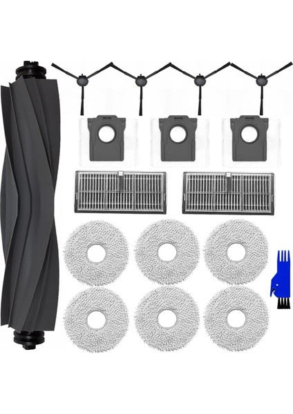Dreame L10S Pro Ultra Heat Elektrikli Süpürge Yedek Parçası, Ana Fırça, Mendiller, Toz Torbaları, Filtreler, Yan Fırçalar Için Aksesuar Seti (Yurt Dışından)