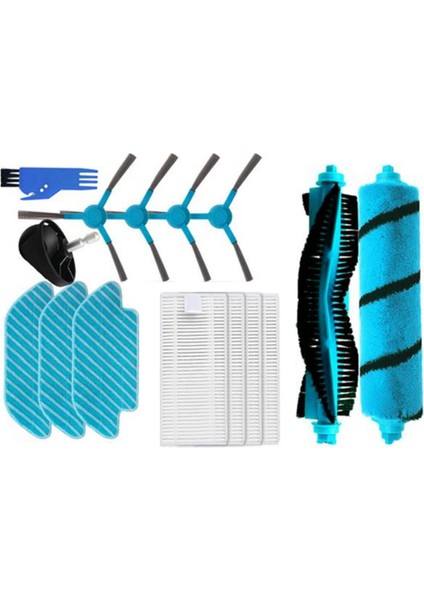 Cecotec Conga 4090 4690 5090 6090 Robotik Süpürge Parçaları Için Silindir Yumuşak Fırça Hepa Filtre Paspas Bezi Yedeği (Yurt Dışından)