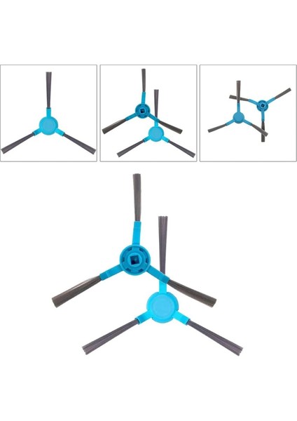 Cecotec Conga 4090 4690 5090 6090 Robotik Süpürge Parçaları Için Silindir Yumuşak Fırça Hepa Filtre Paspas Bezi Yedeği (Yurt Dışından)