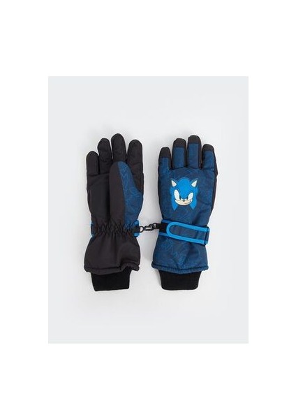 Sonic Baskılı Erkek Çocuk Kar Eldiveni fiyatları