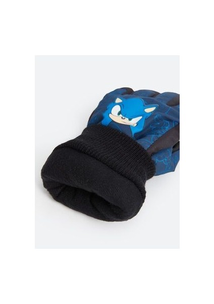 Sonic Baskılı Erkek Çocuk Kar Eldiveni modelleri