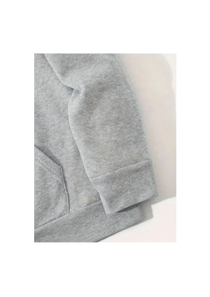 Unisex Ay Baskılı Oversize Kapüşonlu Sweatshırt modelleri