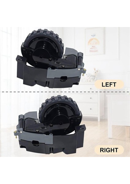 Irobot Roomba I7 I7+ I8 I3 I6+/plus E5 E6 E7 J7 J7+ J6+ Elektrikli Süpürge Yedek Parçaları Için Tahrik Tekerleği Modülü L (Yurt Dışından)